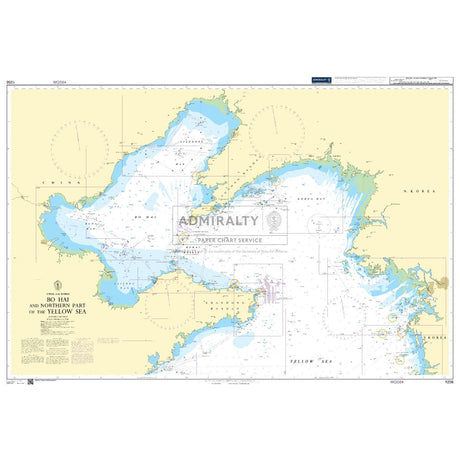Thumbnail of Admiralty Chart 1256: Bo Hai and Northern Part of the Yellow Sea
