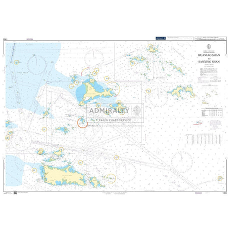 Thumbnail of Admiralty Chart 1306: Huaniao Shan to Sanxing Shan