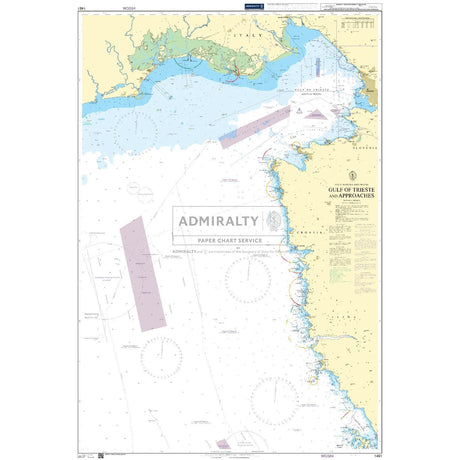 Thumbnail of Admiralty Chart 1461: Gulf of Trieste and Approaches