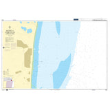 Product image of Admiralty Chart 1542 | Sizewell C Harbour and Approaches, featuring navigational markings, depth soundings, and coastal features, essential for safe marine navigation. It could be displayed as an art piece or used for navigation on a boat or ship.