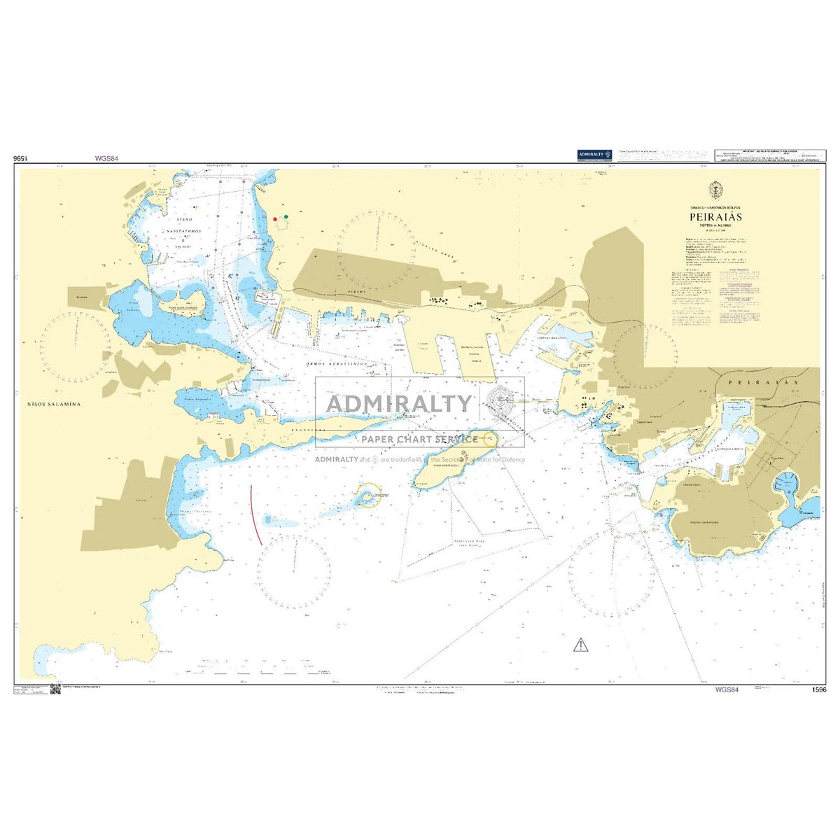 Thumbnail of Admiralty Chart 1596: Peiraias