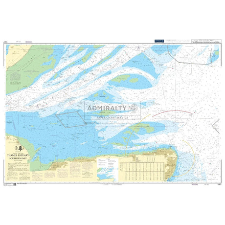 Thumbnail of Admiralty Chart 1607: Thames Estuary Southern Part