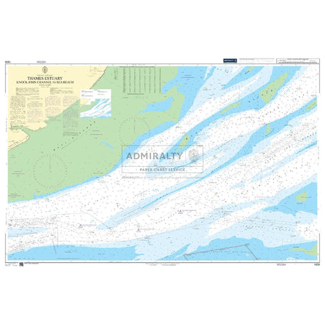 Thumbnail of Admiralty Chart 1609: Thames Estuary Knock John Channel to Sea Reach