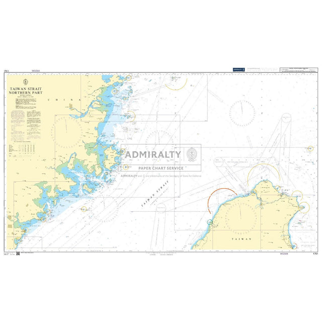 Thumbnail of Admiralty Chart 1761: Taiwan Strait Northern Part