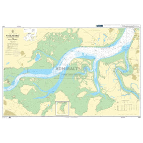 Thumbnail of Admiralty Chart 1834: River Medway Garrison Point to Folly Point