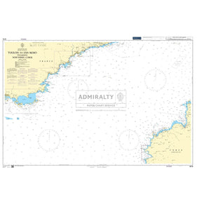 Thumbnail of Admiralty Chart 1974: Toulon to San Remo including Northern Corse