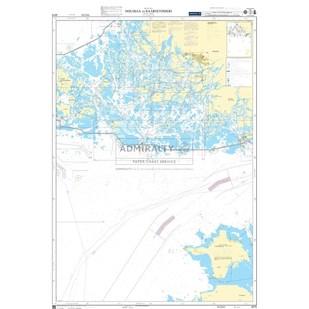 Thumbnail of Admiralty Chart 2075: Hiiumaa to Saaristomeri
