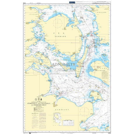 Thumbnail of Admiralty Chart 2106: Storebaelt and Lillebaelt to Fehmarn Belt