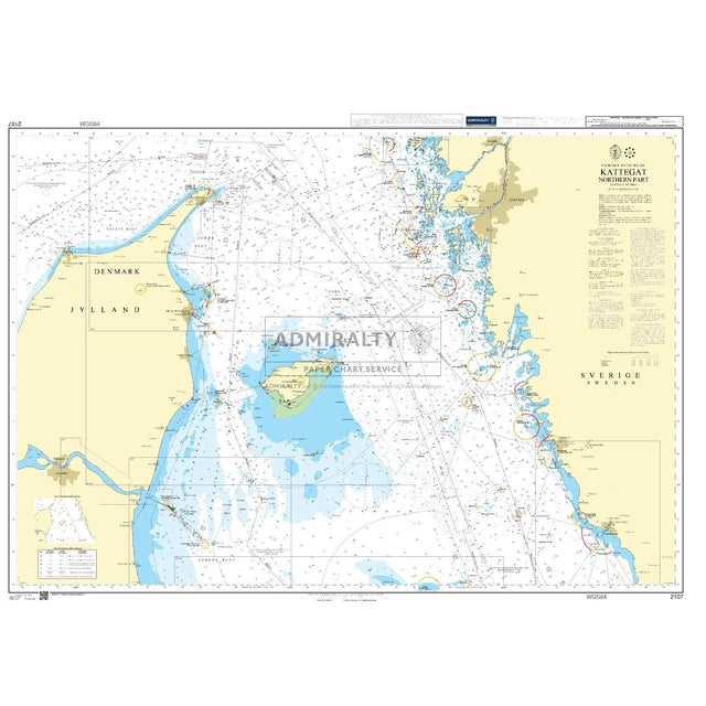 Thumbnail of Admiralty Chart 2107: Kattegat Northern Part