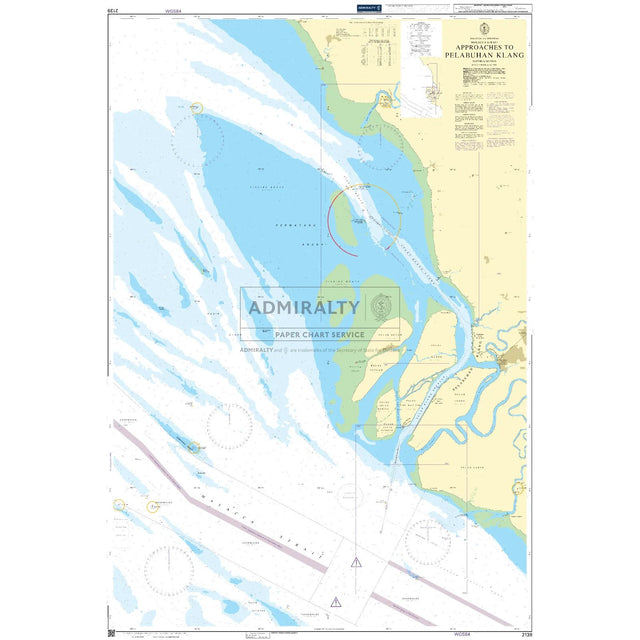 Thumbnail of Admiralty Chart 2139: Approaches to Pelabuhan Klang