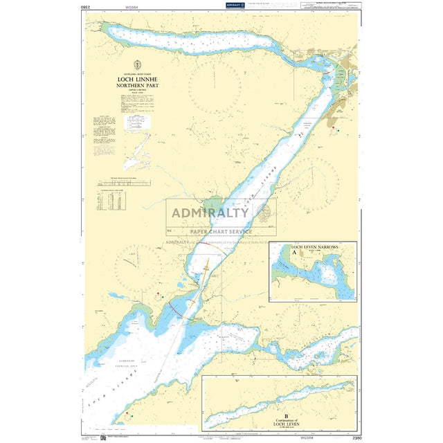 Thumbnail of Admiralty Chart 2380: Loch Linnhe Northern Part