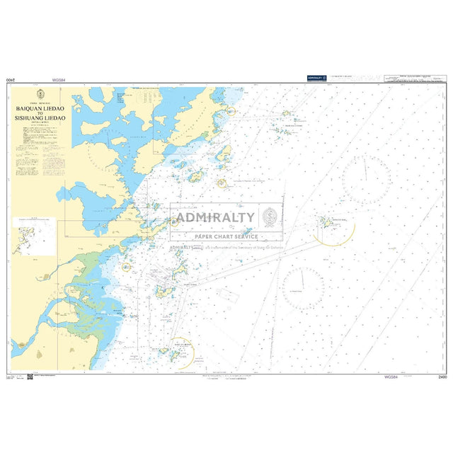 Thumbnail of Admiralty Chart 2400: Baiquan Liedao to Sishuang Liedao