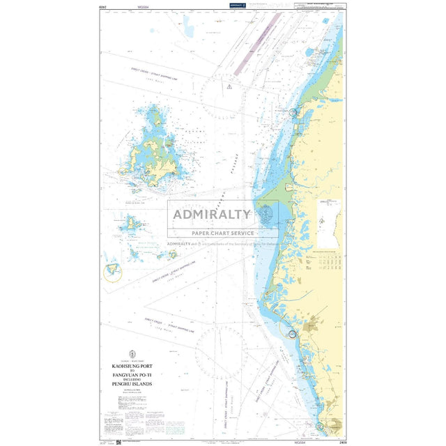 Thumbnail of Admiralty Chart 2409: Kaohsiung Port to Fangyuan Po-ti including Penghu Islands