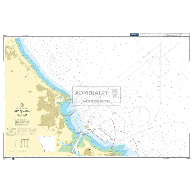 Thumbnail of Admiralty Chart 2567: Approaches to Tees Bay