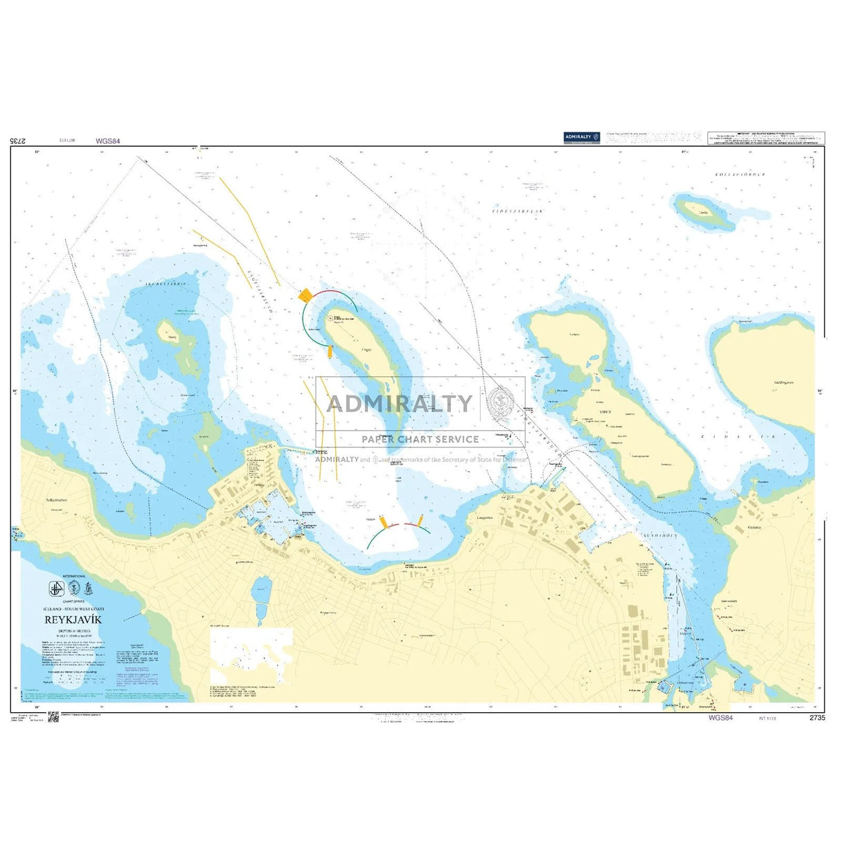 Thumbnail of Admiralty Chart 2735: Reykjavik