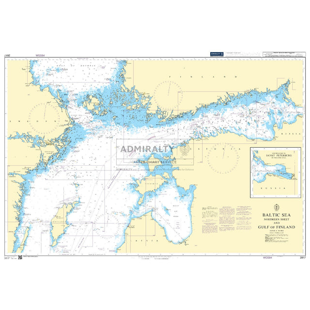 Thumbnail of Admiralty Chart 2817: Baltic Sea Northern Sheet and Gulf of Finland