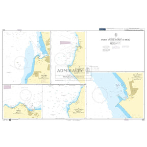 Thumbnail of Admiralty Chart 3089: Ports on the Coast of Peru