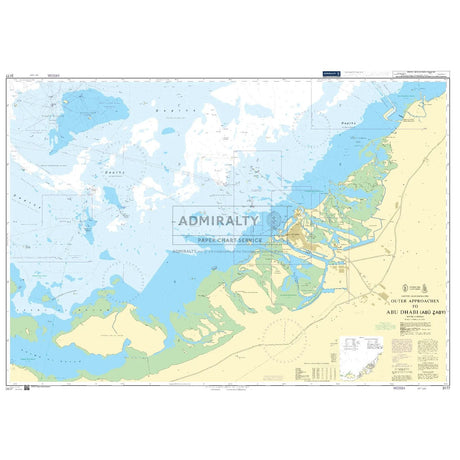 Thumbnail of Admiralty Chart 3177: Outer Approaches to Abu Dhabi (Abu Zaby)