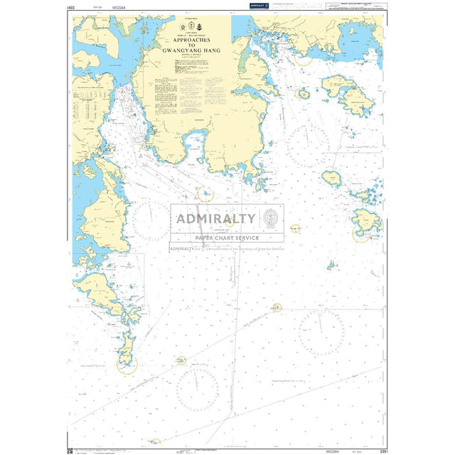 Thumbnail of Admiralty Chart 3391: Approaches to Gwangyang Hang