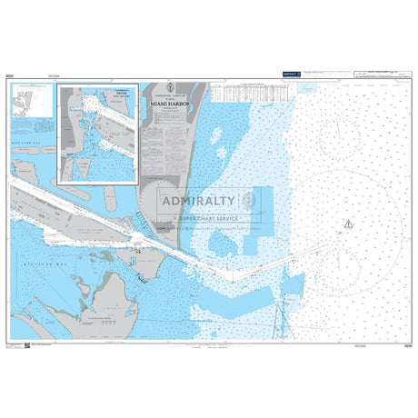 Thumbnail of Admiralty Chart 3698: Miami Harbor