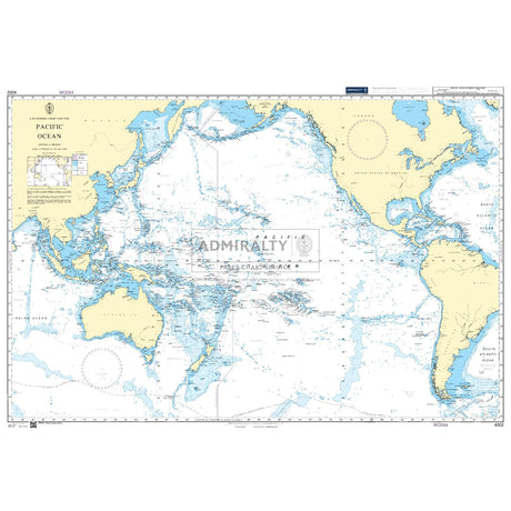 Thumbnail of Admiralty Chart 4002: A Planning Chart for the Pacific Ocean