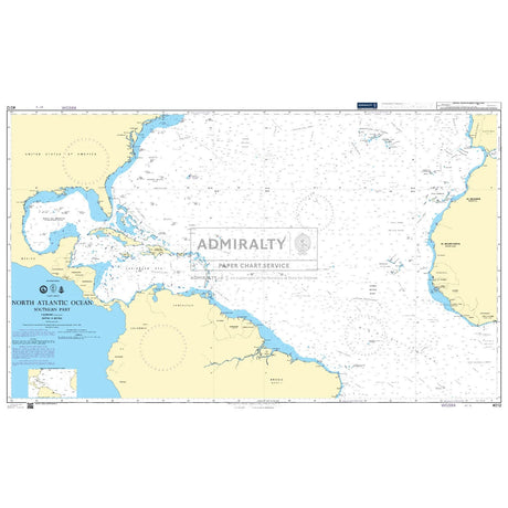 Thumbnail of Admiralty Chart 4012: North Atlantic Ocean Southern Part