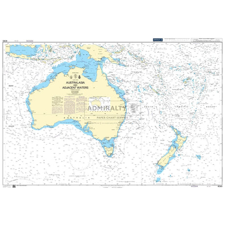 Thumbnail of Admiralty Chart 4060: Australasia and Adjacent Waters