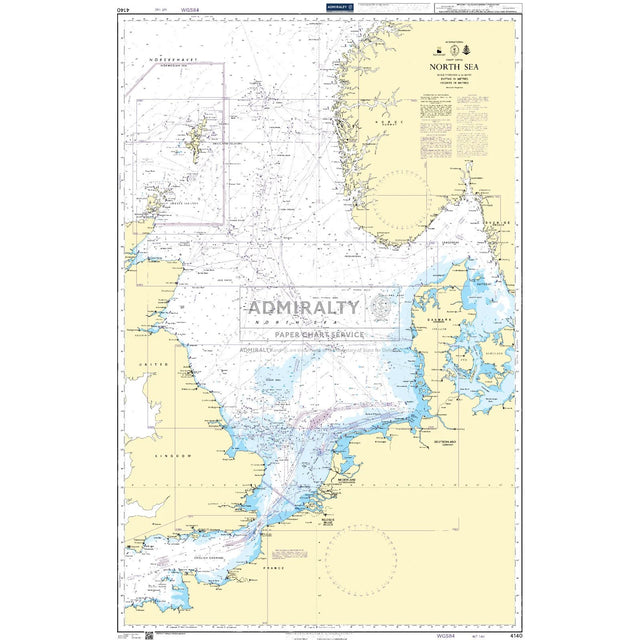 Thumbnail of Admiralty Chart 4140: North Sea