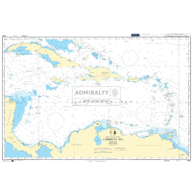 Thumbnail of Admiralty Chart 4402: Caribbean Sea