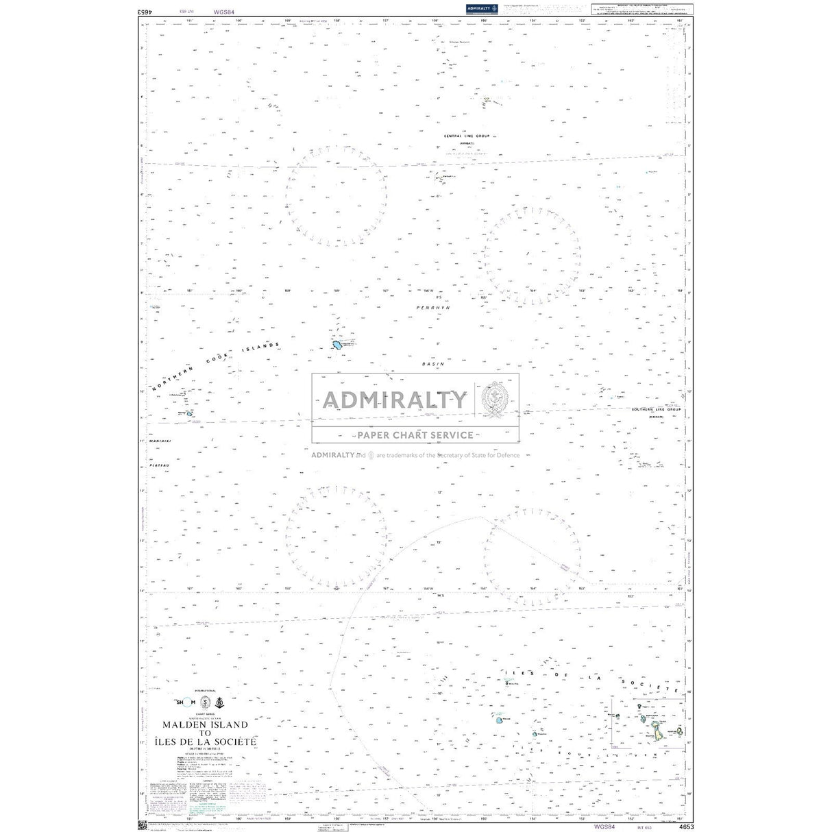 Thumbnail of Admiralty Chart 4653: Malden Island to Iles de la Societe
