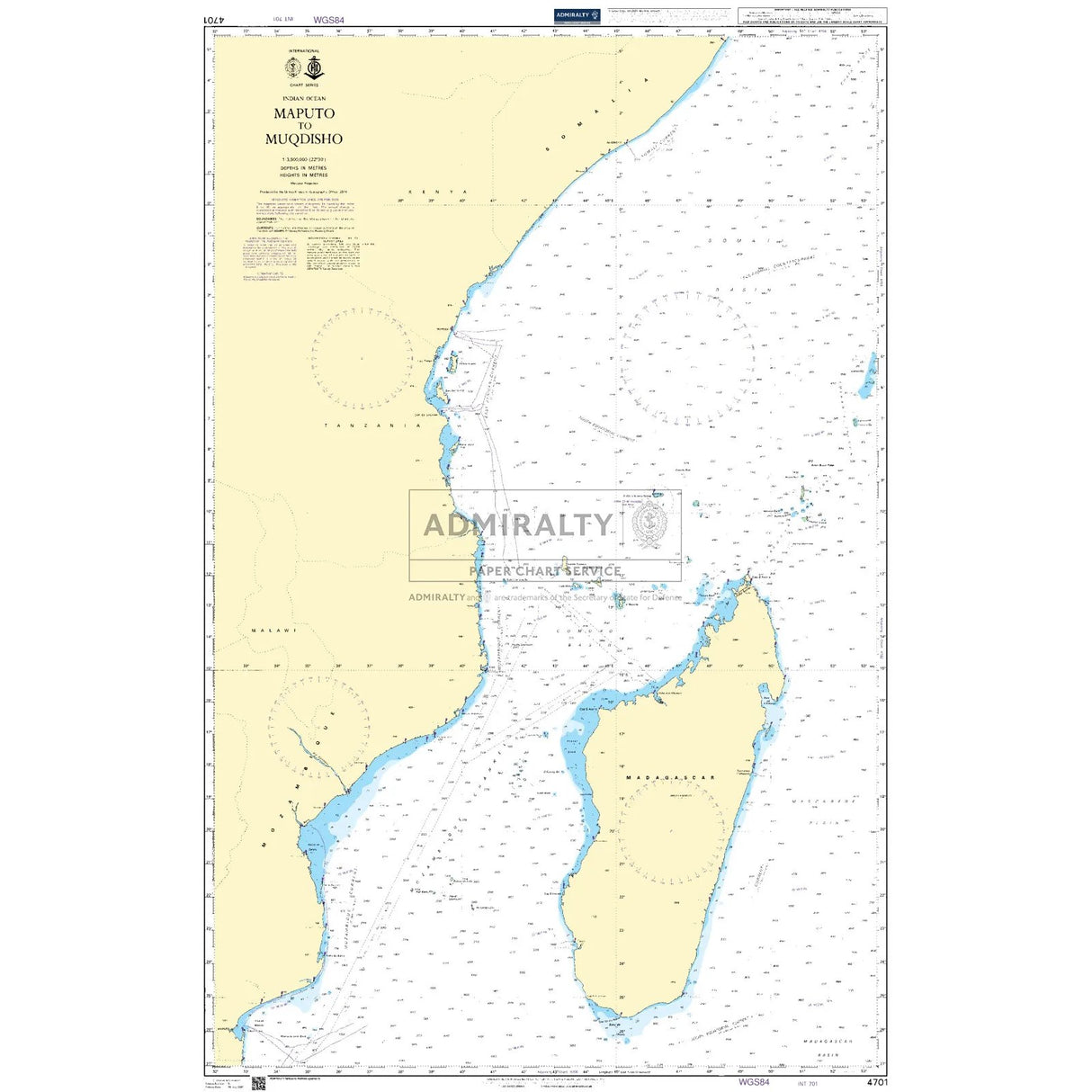 Thumbnail of Admiralty Chart 4701: Maputo to Muqdisho