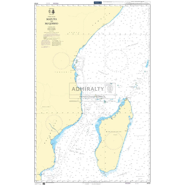 Thumbnail of Admiralty Chart 4701: Maputo to Muqdisho
