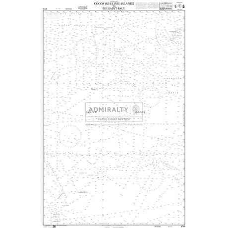 Thumbnail of Admiralty Chart 4714: Cocos (Keeling) Islands to Ile Saint-Paul