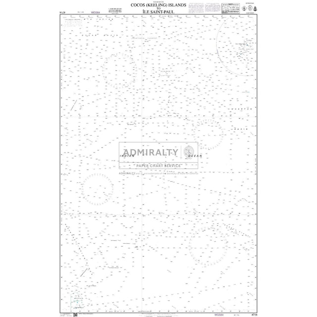 Thumbnail of Admiralty Chart 4714: Cocos (Keeling) Islands to Ile Saint-Paul
