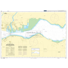 Thumbnail of Admiralty Chart 4970: Vancouver Harbour Central Portion/Partie Centrale