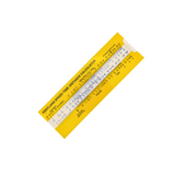 The Blundell Harling Speed-Time-Distance Calculator, a yellow rectangular plastic tool, is expertly designed for maritime navigation. It features various scales and markings to calculate speed, time, and distance, making it an essential device for nautical calculations.