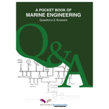 The cover of "Marine Engineering Questions & Answers" prominently features large "Q&A" text against a background of an electrical diagram highlighting electrical safety, with the Witherby Seamanship logo elegantly positioned at the bottom.