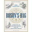 Cover of the book "Bosun's Bag" by Tom Cunliffe, published by Adlard Coles, is a nautical gem with illustrations of sailors and a compass rose. Subtitled "A Treasury of Practical Wisdom for the Traditional Boater," it offers seafaring wisdom and features artwork by Martyn Mackrill.