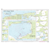 Imray Chart D10: North Coast of Trinidad and Golfo de Paria by Imray includes hydrographic charts with coastal details, depth contours, navigation markers, and harbor insets. Labels are in English and Spanish.