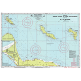 Imray Chart D23: Punta Aguide to Cabo San Roman and the A, B, C Islands by Imray—GPS compatible nautical chart covering Aruba, Bonaire, Curaçao & the Venezuelan coast with navigation routes, depths & key sites like Oranjestad and Península de Paraguaná.