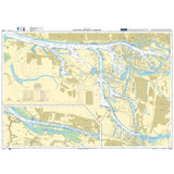 Thumbnail of Admiralty Chart DE48: River Elbe, Luhesand to Hamburg