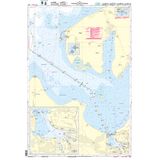 Admiralty Chart DE1641: Entrance to Wismar by Admiralty displays water depths, navigation routes, buoys, harbor zones, land features, and inset maps per Admiralty Standard Nautical Chart specs for Wismar's entrance in Germany.