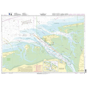 Admiralty Chart DE90: Entrance to River Ems by Admiralty details the Ems River estuary (Germany-Netherlands), with shipping lanes, water depths, navigation aids, land features, and inset maps, produced to Admiralty Standard.