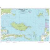Imray Chart E3: Arquipélago da Madeira by Imray details the Madeira Archipelago, showing islands, water depths, navigational routes, harbor insets, and English/Portuguese notes. Part of the Imray Atlantic charts series.