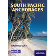 Book cover for "South Pacific Anchorages" by Warwick Clay from Imray, featuring a tropical beach with palm trees, white sand, and blue water—perfect for exploring South Pacific harbours and anchorages.
