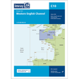 Imray Chart C10: Western English Channel Passage Chart by Imray covers southern England to northern Spain, featuring navigation and update info plus UKHO Digital references. Labeled "C10," it's ideal for English Channel passage planning.