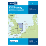 Imray Chart C29: Harwich to Whitby by Imray covers England’s east coast from Harwich to Whitby and includes parts of the Netherlands, Belgium, Germany, and Denmark. Part of Imray’s popular C Series for cruising Britain and Ireland.