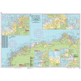 Imray Chart C35: Baie de Morlaix to L'Aber-Ildut by Imray details the French coast with water depths, navigation markers, and harbour plans—ideal for cruising in Northwest Europe.