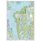 Imray Chart C48: A Coruña to Porto provides detailed coastal maps of NW Spain and N Portugal, including Ría de Arousa ports, depth markings, navigational aids, and inset harbor maps. Brand: Imray.
