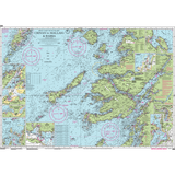 Imray Chart C65: Crinan to Mallaig and Barra by Imray details Scotland’s west coast, islands, depths, routes, symbols, and includes enlarged harbor insets—ideal for navigation with Imray C Series charts.